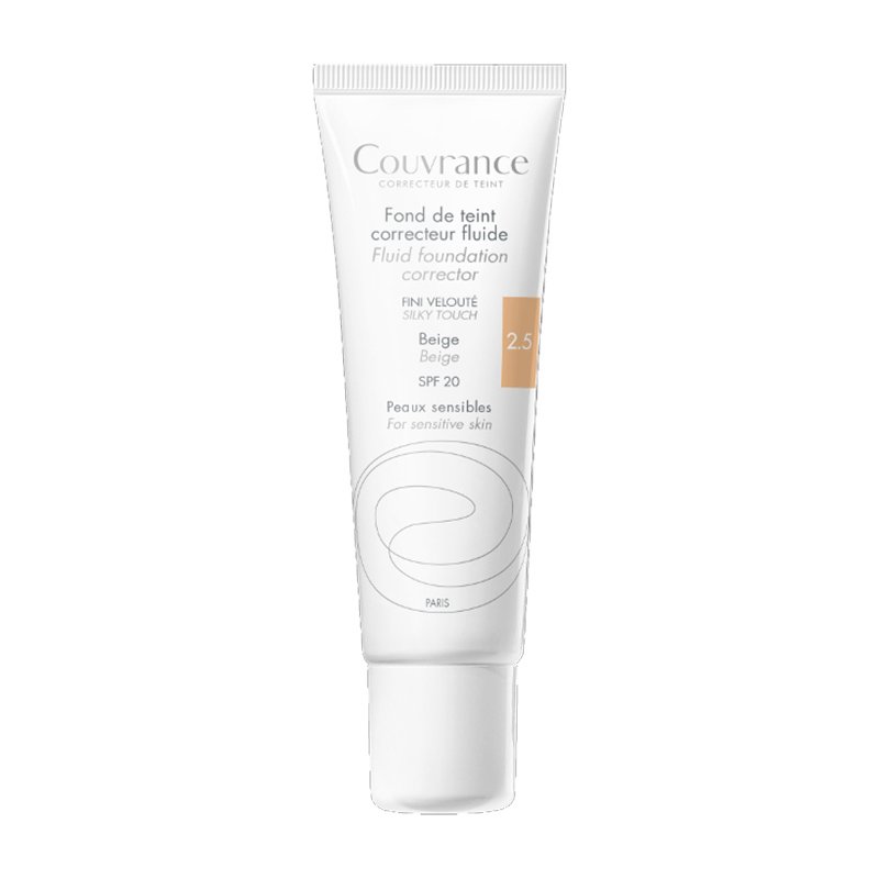 Avene Couvrance Fond te Teint Correcteur Fluide Spf 20 Υγρό Διορθωτικό Make-up 30ml – Beige (2.5)