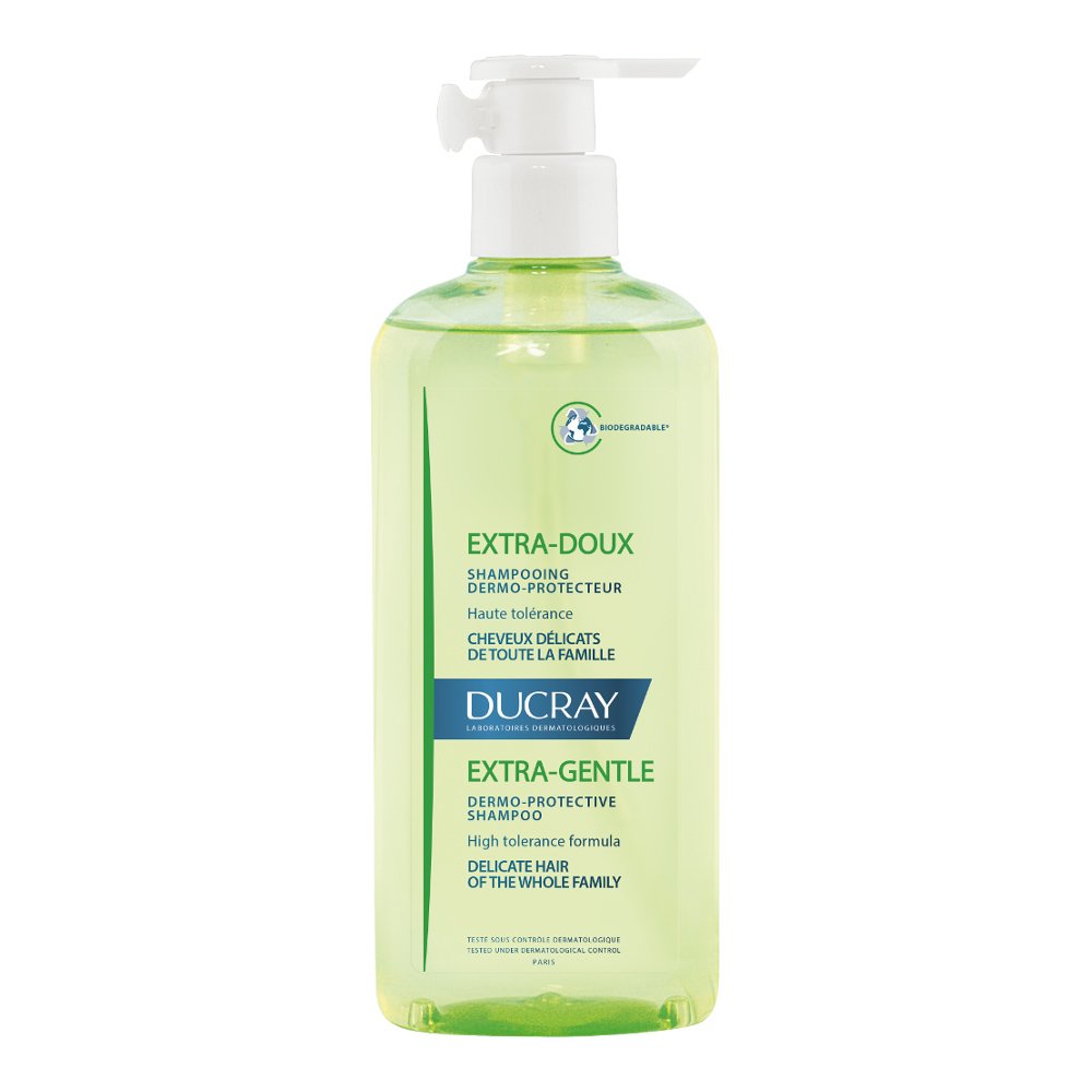 Εικόνα από Ducray Extra-Doux Dermo-Protective Shampoo Σαμπουάν Συχνής Χρήσης για το Ευαίσθητο Τριχωτό 400ml