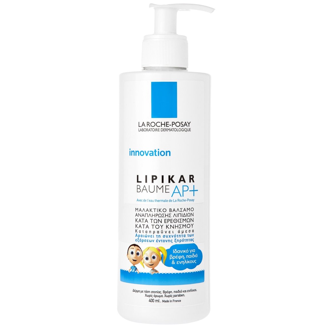 La Roche-Posay Lipikar Baume AP Μαλακτικό Βάλσαμο Αναπλήρωσης των Λιπιδίων – 400ml