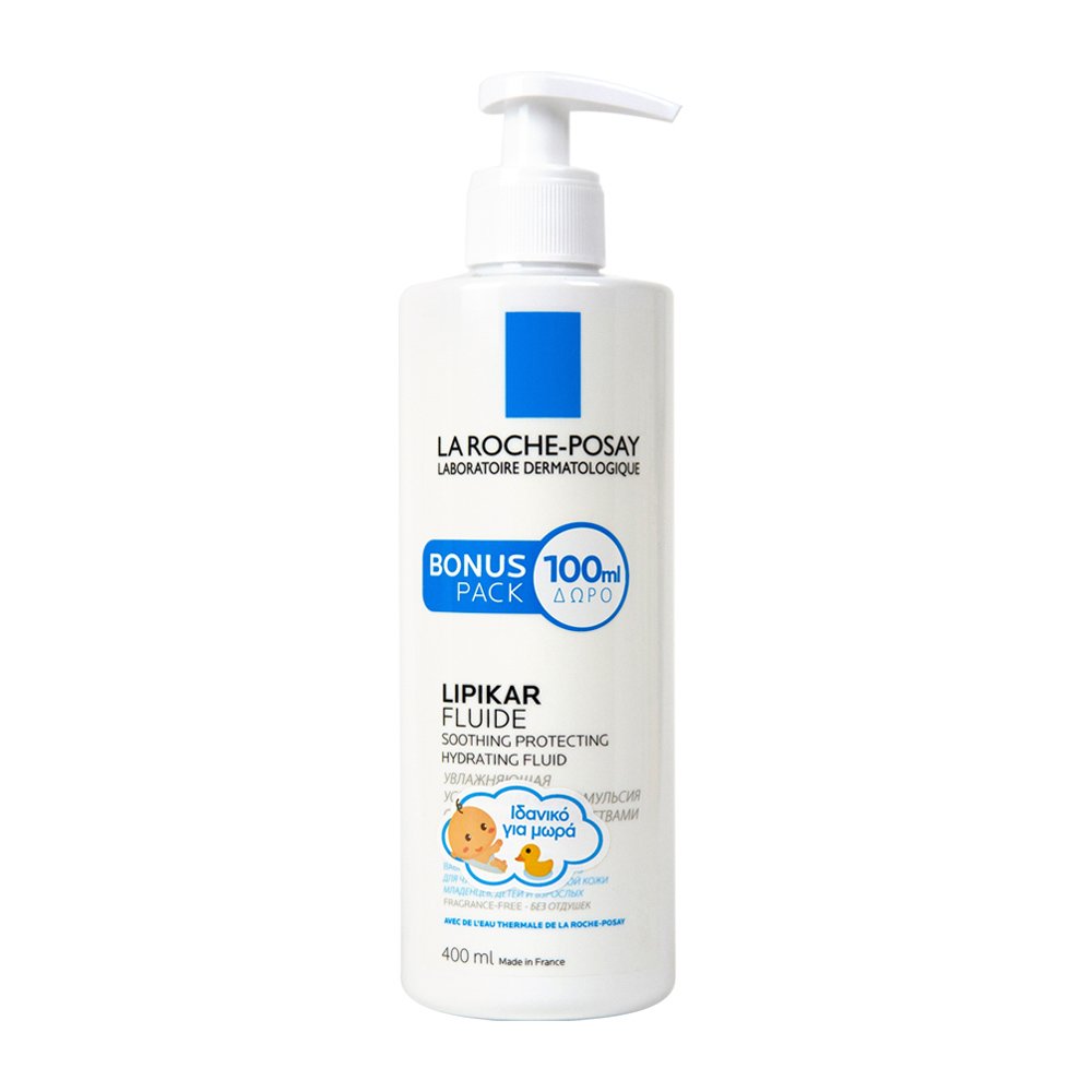 La Roche-Posay Lipikar Fluide Ενυδατικό Γαλάκτωμα με Καταπραϋντική & Προστατευτική Δράση – 400ml