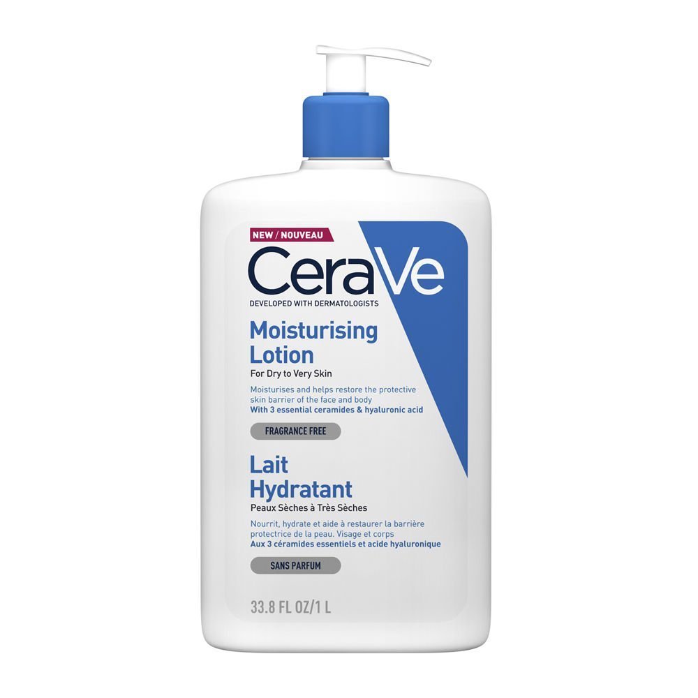 CeraVe Moisturising Lotion Ενυδατικό Γαλάκτωμα Προσώπου & Σώματος για Ξηρή – Πολύ Ξηρή Επιδερμίδα – 1 L