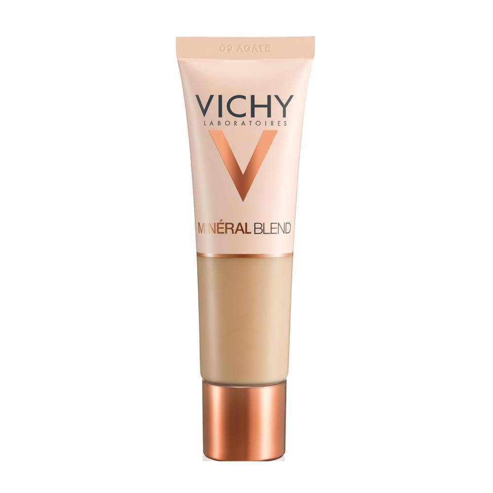 Vichy MineralBlend Make Up Fond de Teint Hydratant Ενυδατικό Foundation για Φυσική Κάλυψη & Επιδερμίδα Γεμάτη Φρεσκάδα 30ml – 09 Agate