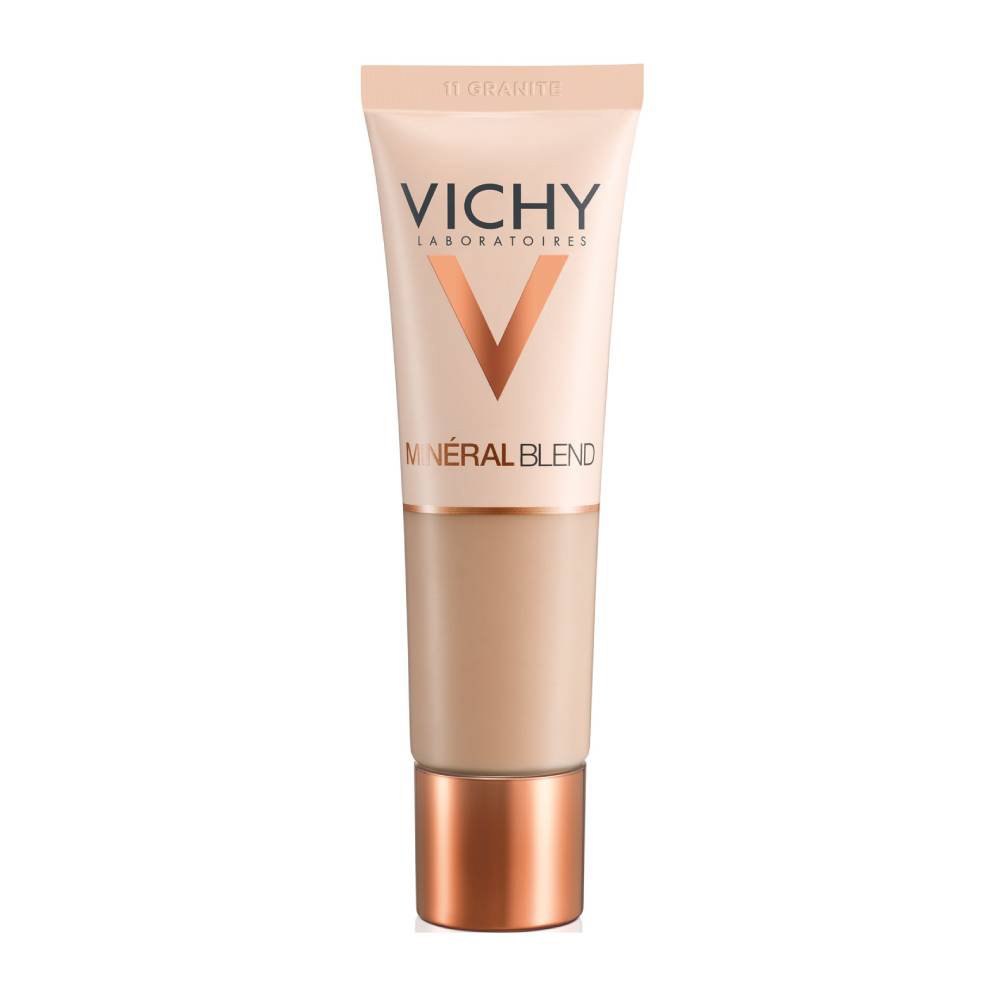 Vichy MineralBlend Make Up Fond de Teint Hydratant Ενυδατικό Foundation για Φυσική Κάλυψη & Επιδερμίδα Γεμάτη Φρεσκάδα 30ml – 11 Granite