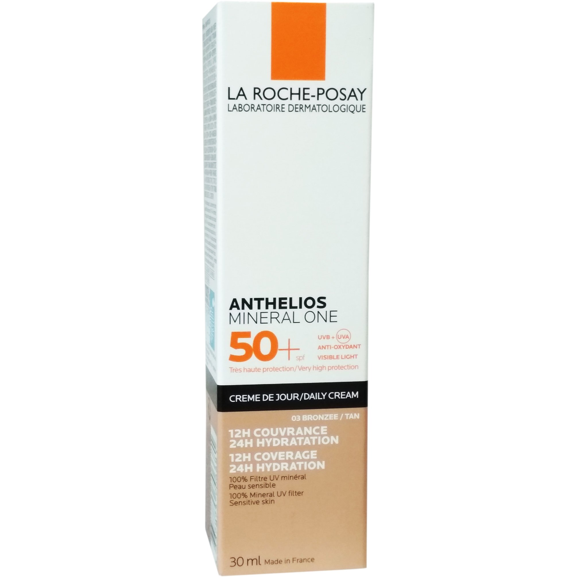 La Roche-Posay Anthelios Mineral One Spf50+ Αντηλιακή Ενυδατική Κρέμα με Χρώμα Πολύ Υψηλής Προστασίας για Ματ Αποτέλεσμα 30ml – 03 Tan