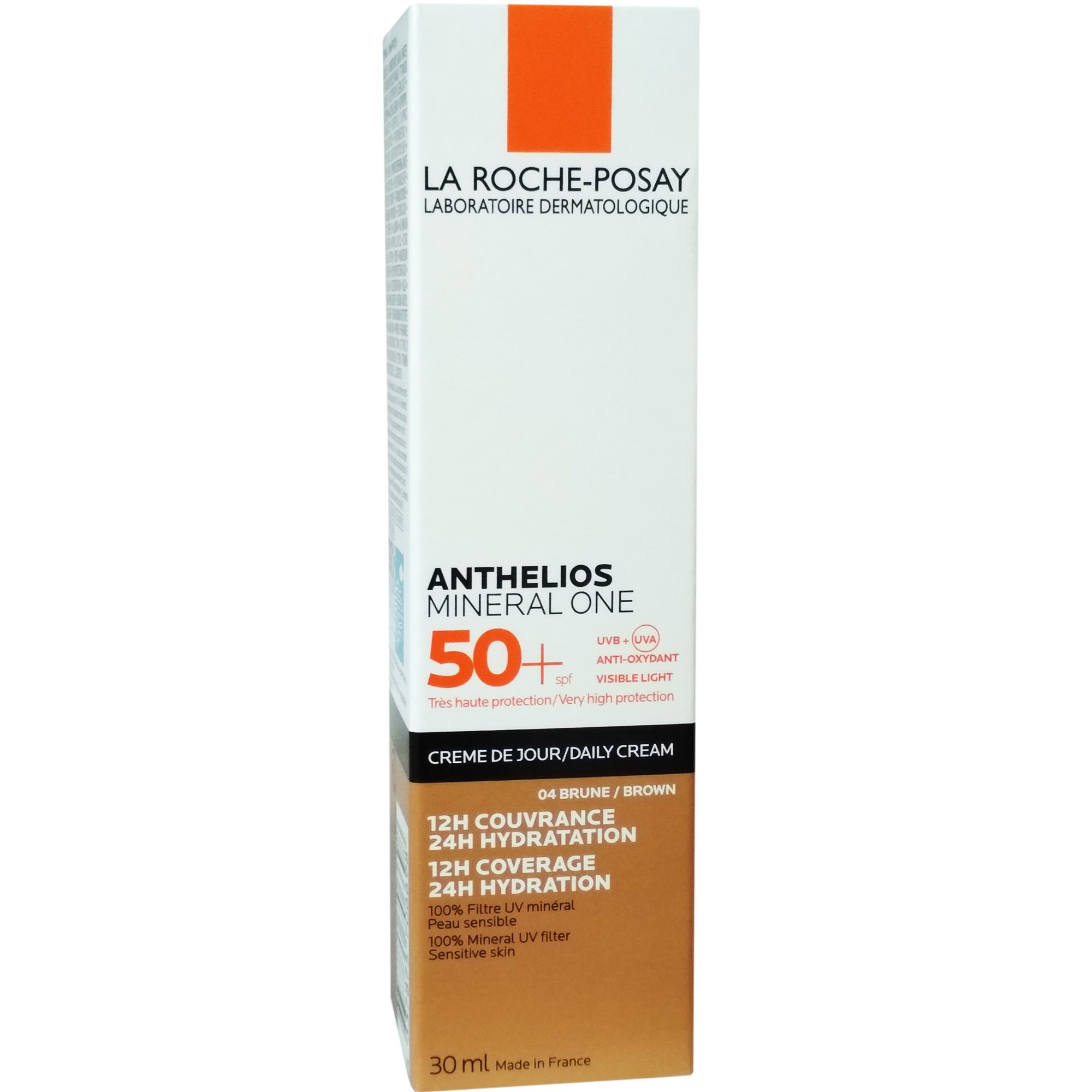 La Roche-Posay Anthelios Mineral One Spf50+ Αντηλιακή Ενυδατική Κρέμα με Χρώμα Πολύ Υψηλής Προστασίας για Ματ Αποτέλεσμα 30ml – 04 Brown
