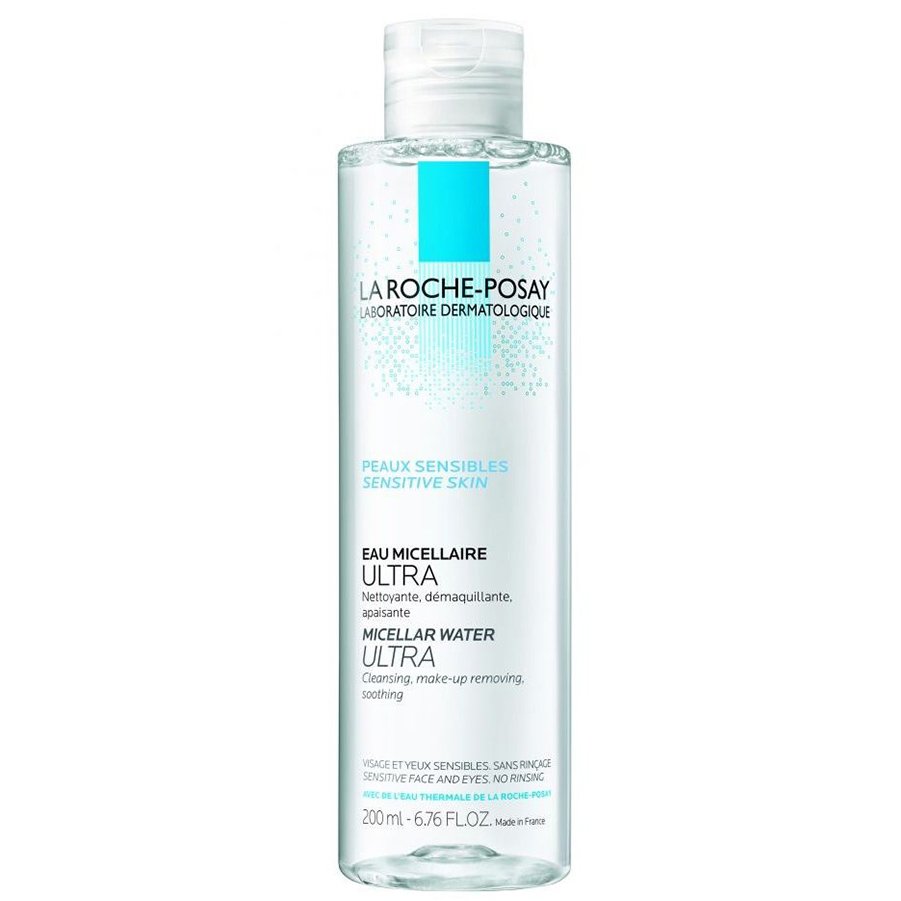 La Roche-Posay Micellar Water Ultra Sensitive Skin Απαλό Νερό Καθαρισμού & Ντεμακιγιάζ για Ευαίσθητες Επιδερμίδες, Πρόσωπο-Μάτια – 200ml
