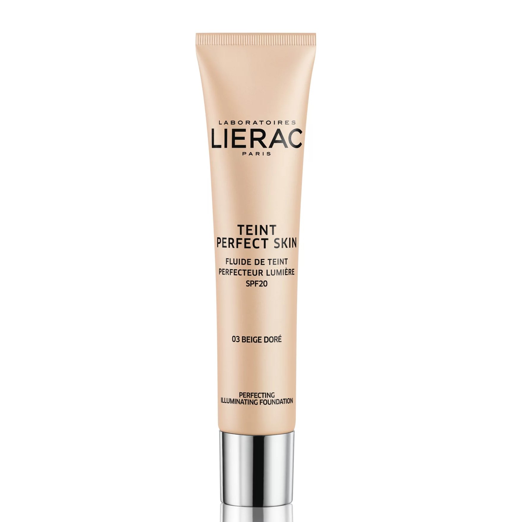 Lierac Teint Perfect Skin Perfecting Illuminating Fluid Spf20 Dermo-Make Up Διορθωτικό Υγρό Make Up για Φυσικό Αποτέλεσμα 30ml – 03 Golden Beige