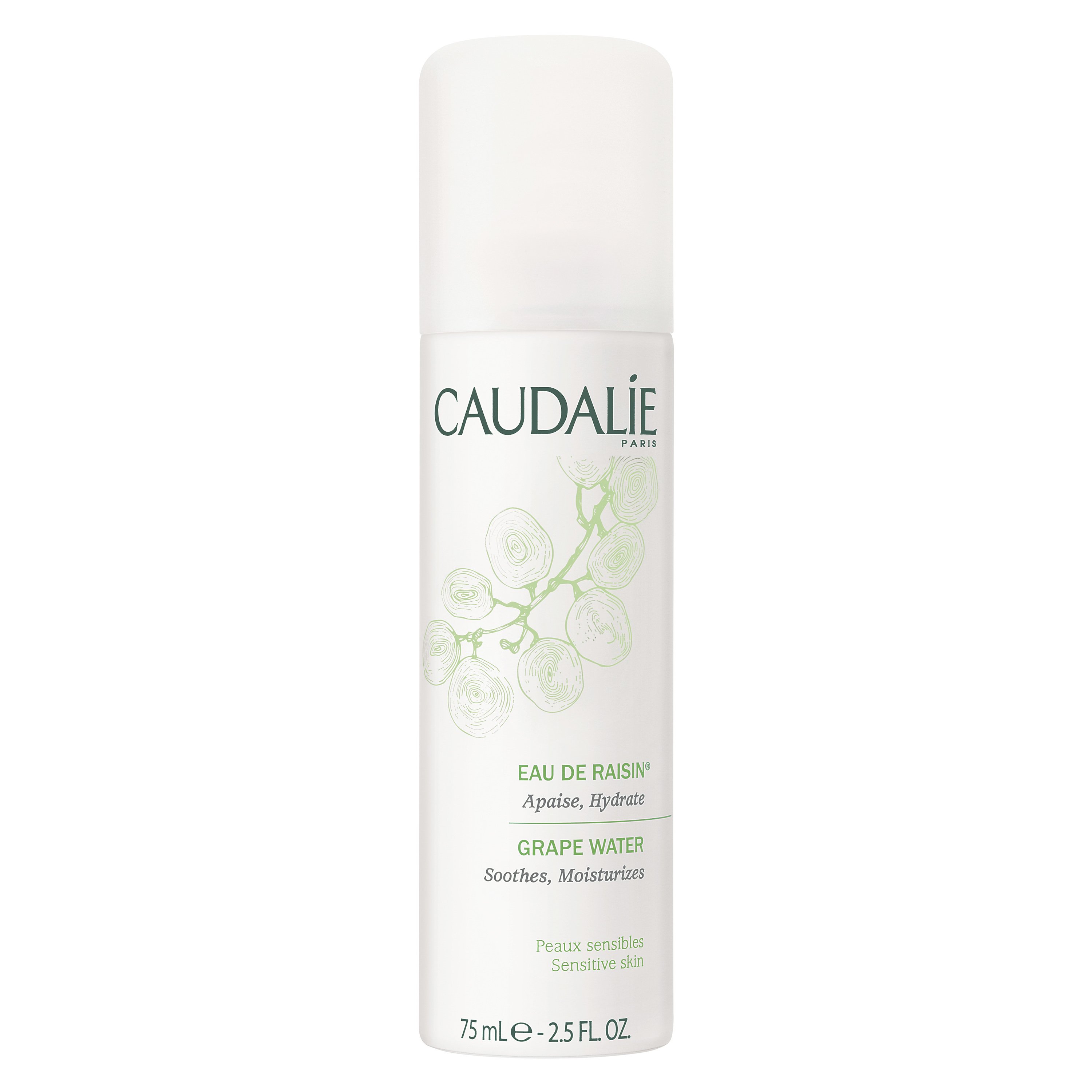 Caudalie Grape Water Καταπραϋντικό Νερό σε Spray Ενυδάτωσης & Αναζωογόνησης Κατάλληλο για Ευαίσθητες Επιδερμίδες – 75ml