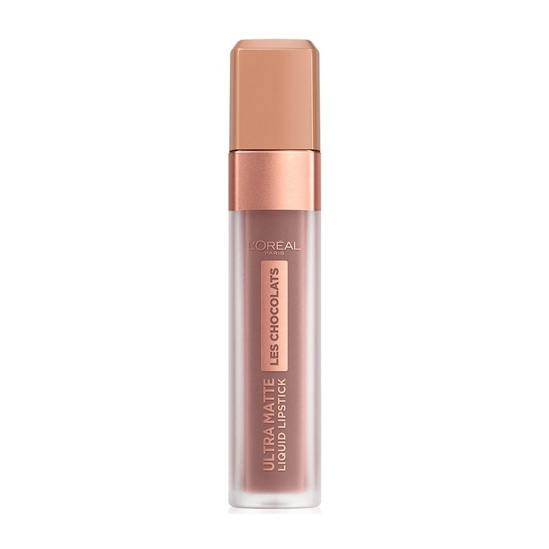 Loreal Paris Les Chocolats Υγρό Κραγιόν με ματ Αποτέλεσμα που Διαρκεί 7.6ml – Oh my Choc