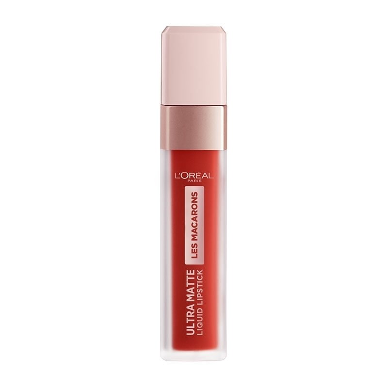 L’oreal Paris Infallible Les Macarons Υγρό Κραγιόν με ματ Αποτέλεσμα που Διαρκεί με Απολαυστικό Άρωμα Μακαρόν 7.6ml – STRAWBERRY SAUVAGE