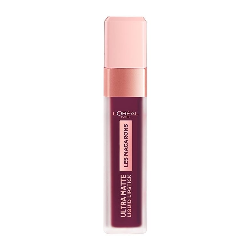 L’oreal Paris Infallible Les Macarons Υγρό Κραγιόν με ματ Αποτέλεσμα που Διαρκεί με Απολαυστικό Άρωμα Μακαρόν 7.6ml – BLACKCURRANT CRUSH