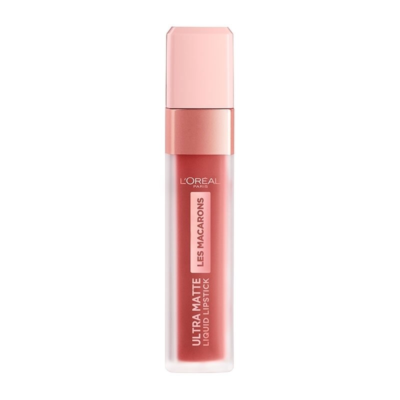 L’oreal Paris Infallible Les Macarons Υγρό Κραγιόν με ματ Αποτέλεσμα που Διαρκεί με Απολαυστικό Άρωμα Μακαρόν 7.6ml – MON CARAMEL