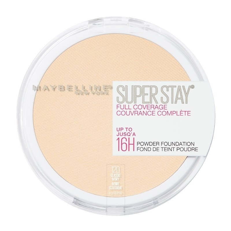 Maybelline Super Stay 16H Waterproof Powder Πούδρα Ανθεκτική στο Νερό και τον Ιδρώτα 9gr – Ivory