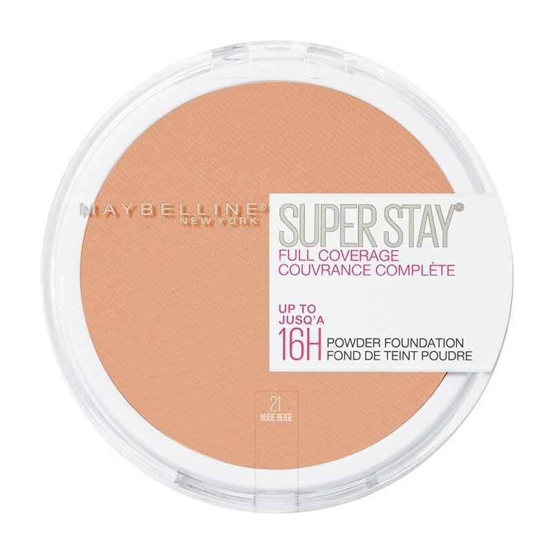 Maybelline Super Stay 16H Waterproof Powder Πούδρα Ανθεκτική στο Νερό και τον Ιδρώτα 9gr – Nude