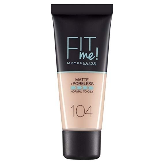 Maybelline Fit Me Matte + Poreless Foundation Ταυτίζεται Τέλεια με την Επιδερμίδα 30ml – Soft Ivory