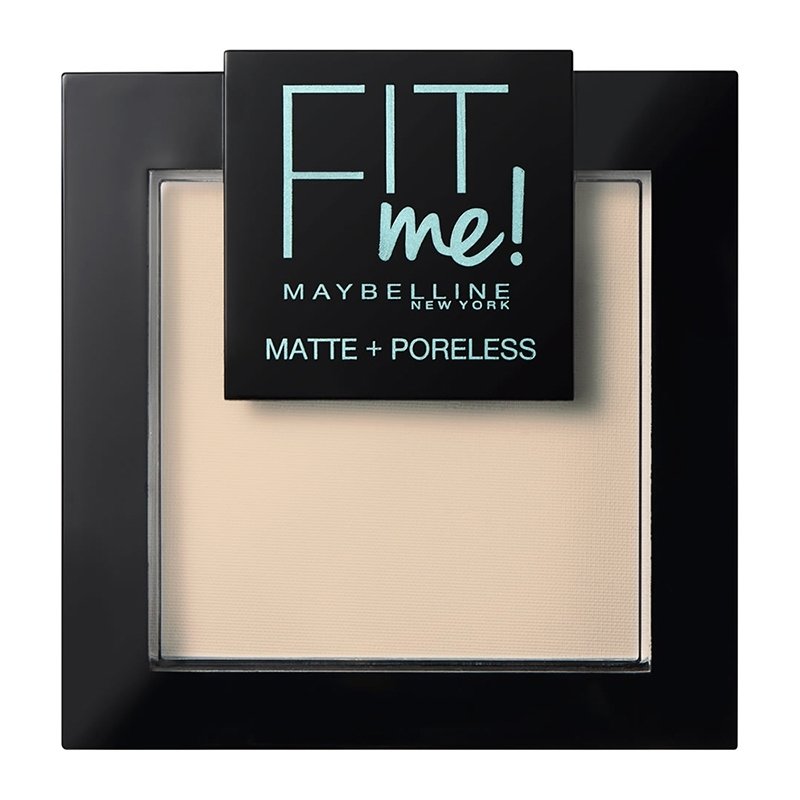 MAYBELLINE Maybelline Fit Me Matte + Poreless Pressed Powder Πούδρα για Φυσική και Ταυτόχρονα Ματ Κάλυψη 8.2gr - 104 Soft Ivory