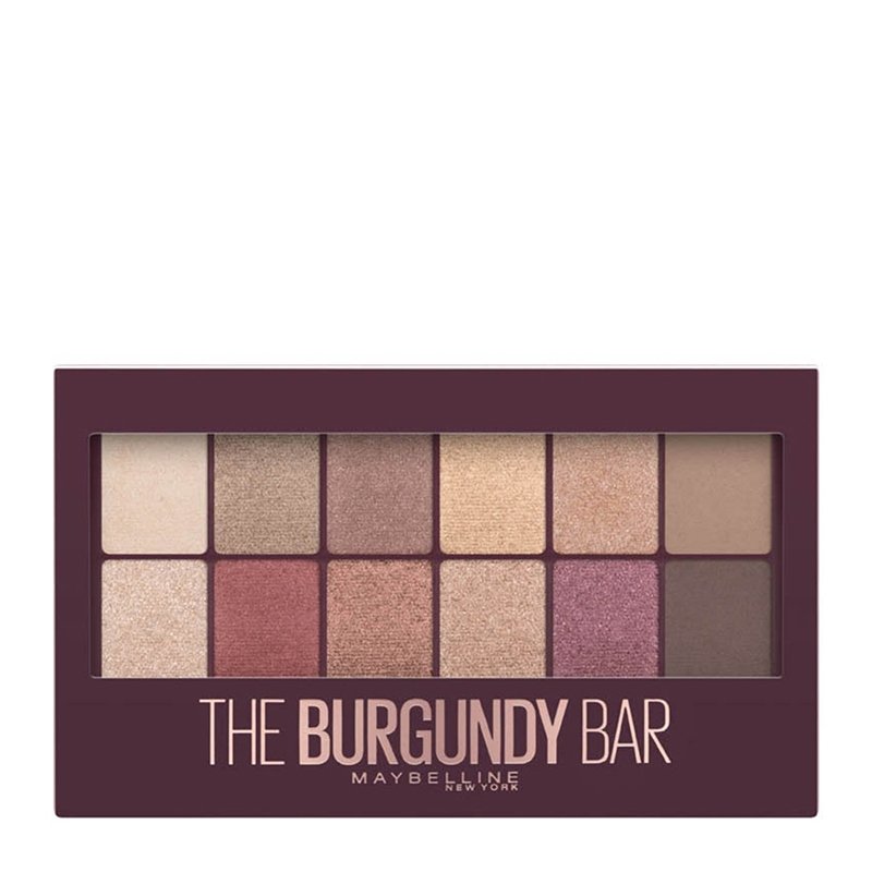 MAYBELLINE Maybelline The Blushed Nudes Eyeshadow Palette Παλέτα Σκιών για τα Μάτια σε 12 Μοναδικές Αποχρώσεις για Κάθε Στιγμή 9.6gr - Burgundy Bar