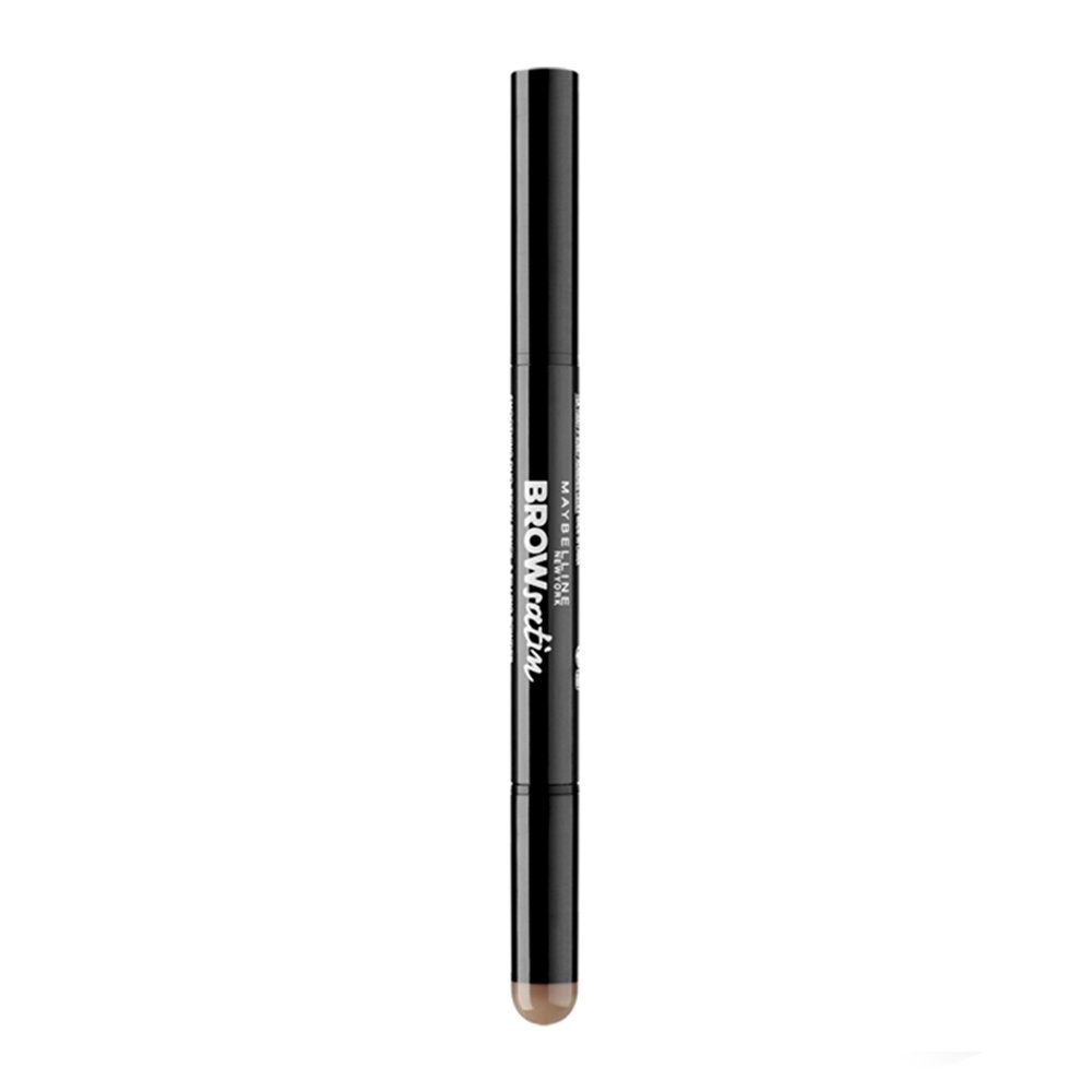 Maybelline Brow Satin Duo Διπλό Μολύβι Φρυδιών για Τέλειο, Φυσικό Σχήμα 8ml – Brunette