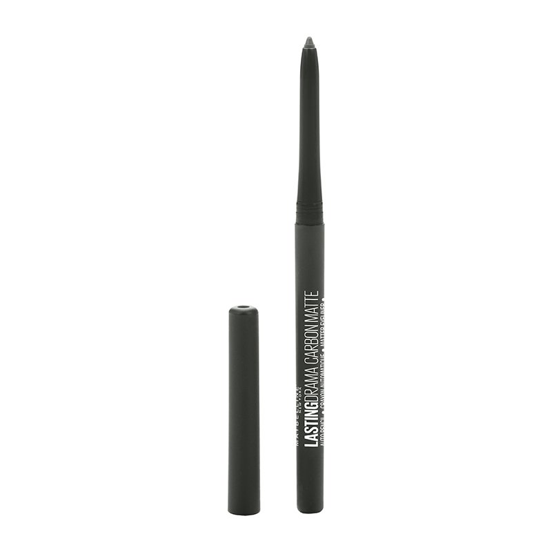 Maybelline Lasting Drama Carbon Matte Eyeliner Μαλακό Ματ Μολύβι Ματιών για Έντονο Αποτέλεσμα – Iron Grey