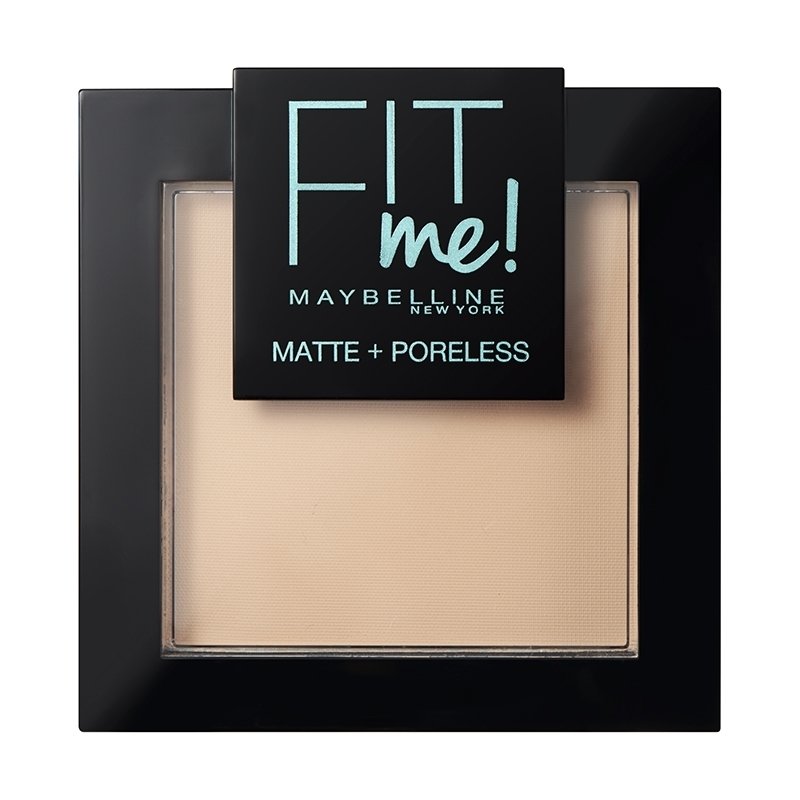 Maybelline Fit Me Matte + Poreless Pressed Powder Δίνει Φυσική και Ταυτόχρονα ματ Κάλυψη 8.2gr – Warm Nude
