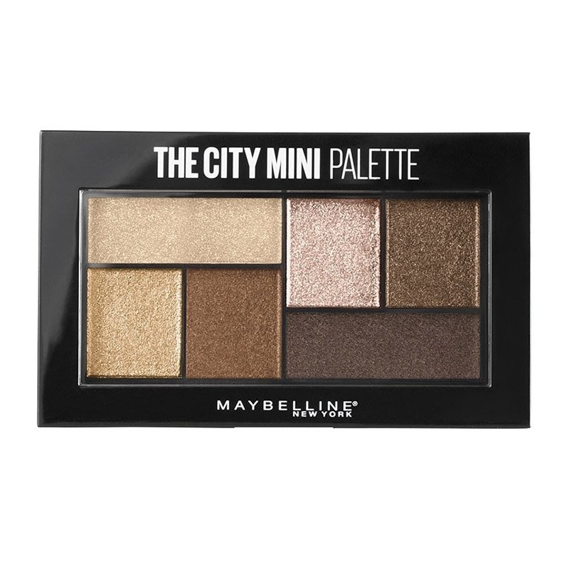 MAYBELLINE Maybelline The City Mini Palette Παλέτα Σκιών για τα Μάτια, Συλλογή από 6 Ματ & Μεταλλικές Σκιές για Εντυπωσιακό Look 6gr - Rooftop Bronzes