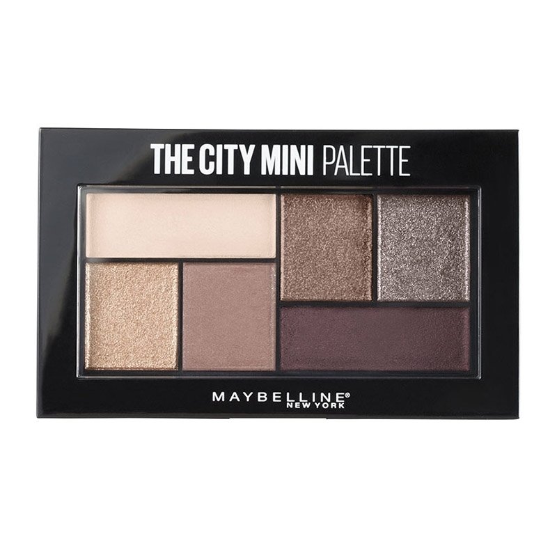 MAYBELLINE Maybelline The City Mini Palette Παλέτα Σκιών για τα Μάτια, Συλλογή από 6 Ματ & Μεταλλικές Σκιές για Εντυπωσιακό Look 6gr - Chill Brunch Neutrals