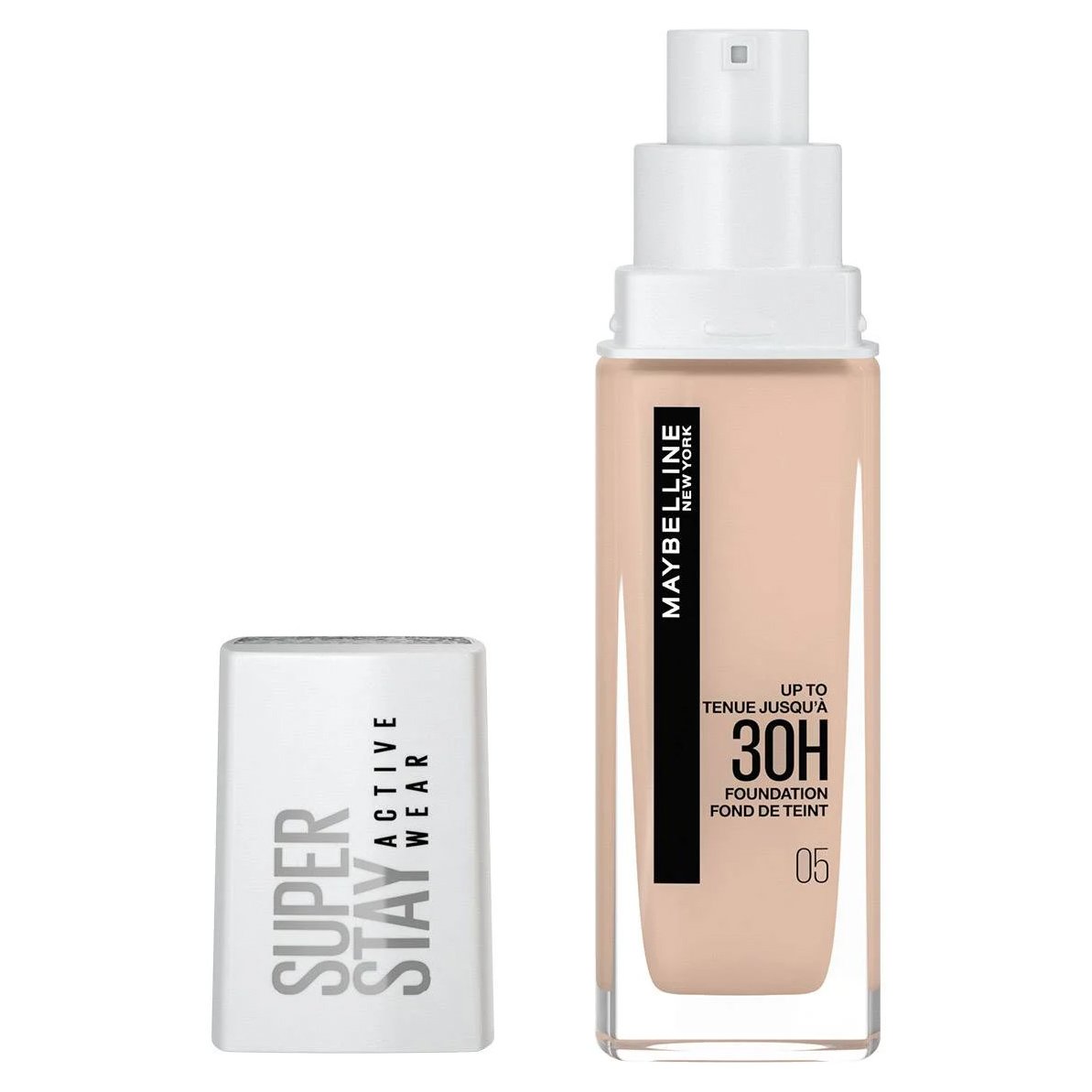 Maybelline Super Stay 30H Foundation Υγρό Make Up για Τέλεια Κάλυψη Έως και 30 Ώρες 30ml – 05 Light Beige