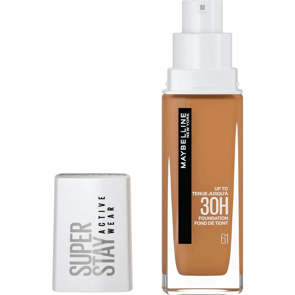 MAYBELLINE Maybelline Super Stay 30H Foundation Υγρό Make Up για Τέλεια Κάλυψη Έως και 30 Ώρες 30ml - 61 Warm Bronze