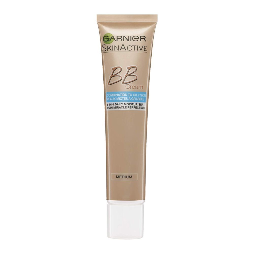 Garnier 5 in 1 Skin Perfector BB Cream Oil-Free Ενυδατική Κρέμα για Μικτή, Λιπαρή Επιδερμίδα 40ml – Medium