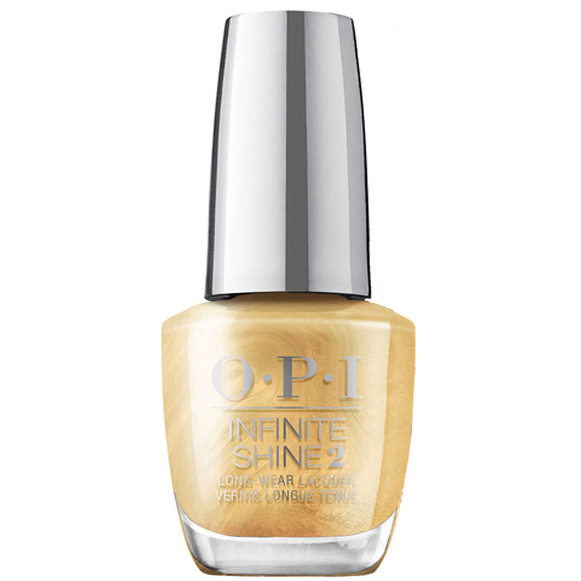 OPI Infinite Shine Step 2 Βερνίκι Διαρκείας Βήμα 2ο, 15ml – This Gold Sleighs Me