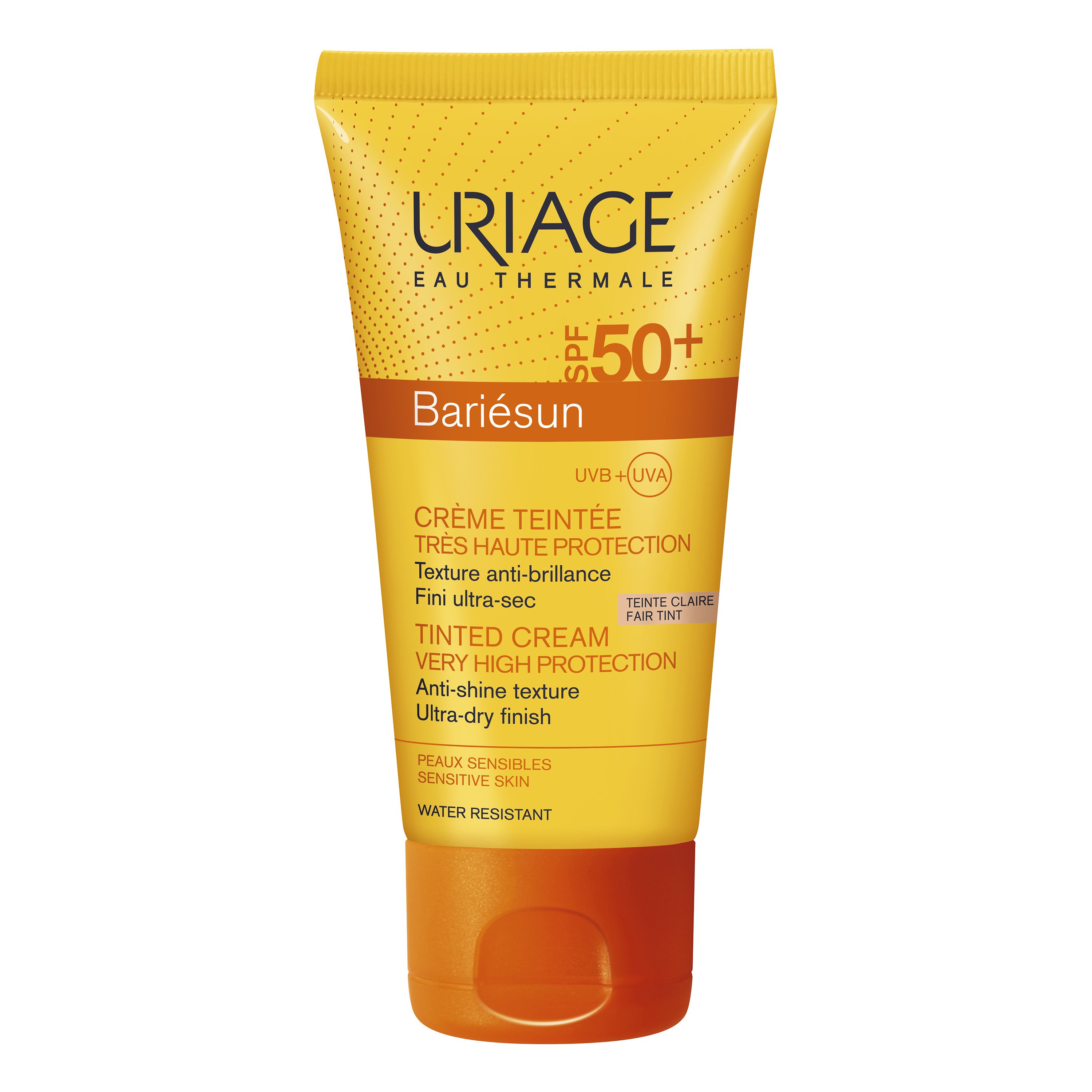 Uriage Bariesun Spf50+ Tinted Cream Very High Protection Αντηλιακή Προσώπου Πολύ Υψηλής Προστασίας με Χρώμα & Ματ Τελείωμα 50ml – Claire