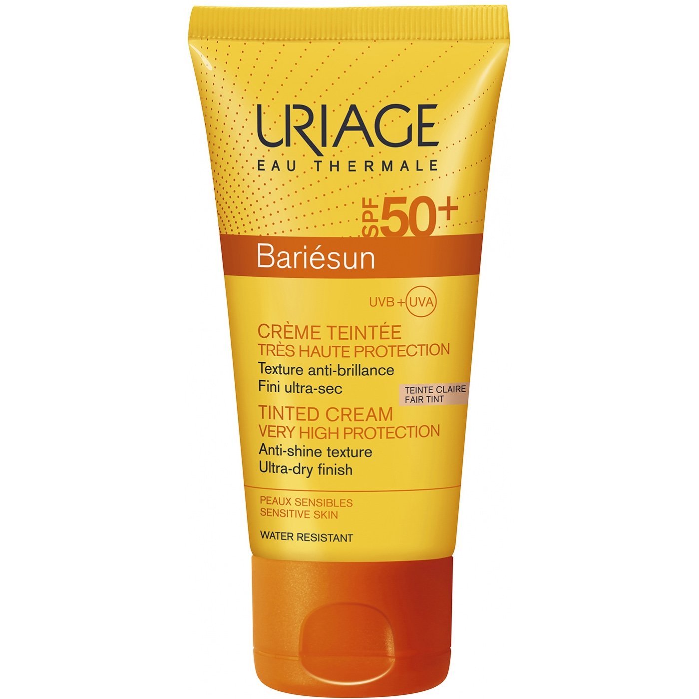 Uriage Bariesun Spf50+ Tinted Cream Very High Protection Αντηλιακή Προσώπου Πολύ Υψηλής Προστασίας με Χρώμα & Ματ Τελείωμα 50ml – Claire