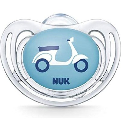 Nuk Freestyle Πιπίλα Σλικόνης – 6-18 Μηνών Διάφανο Αγόρι