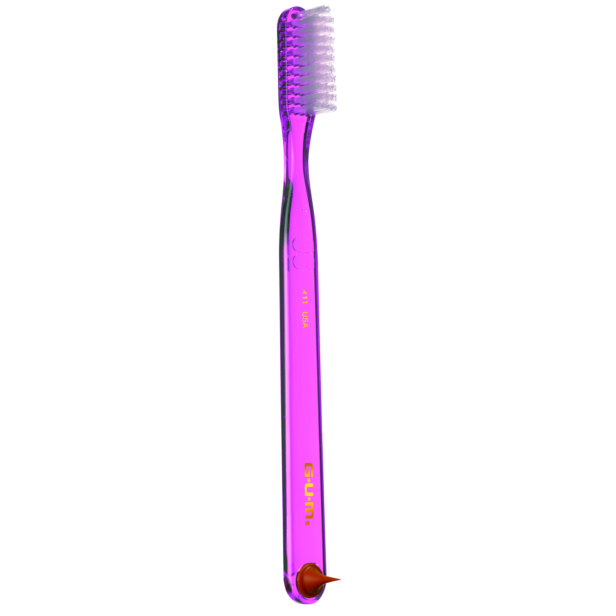 Gum Classic Regular Soft Οδοντόβουρτσα με Θήκη Προστασίας 411 – ροζ