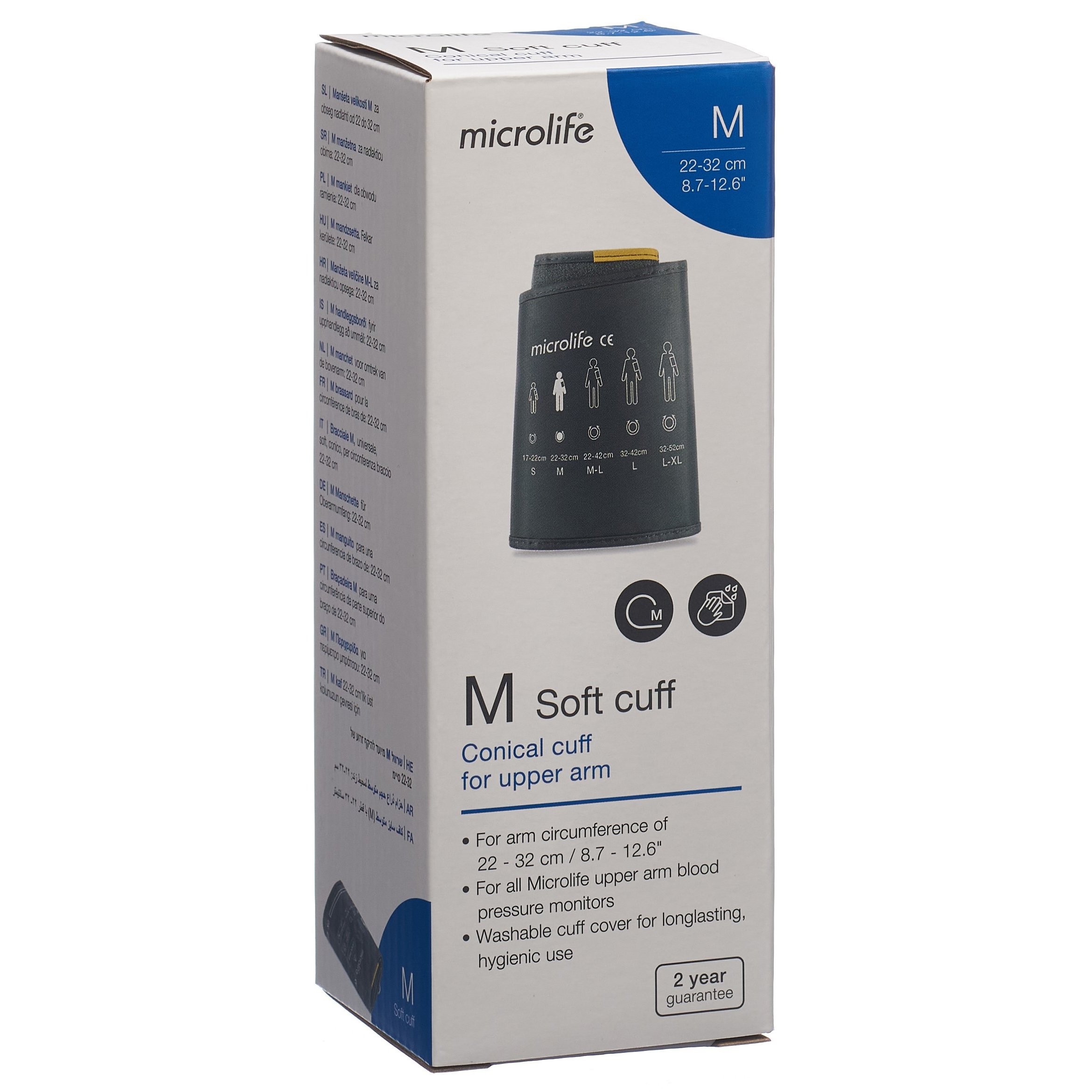 Microlife Microlife Soft Cuff for Upper Arm Medium 22-32cm Περιχειρίδα Μπράτσου για Πιεσόμετρα 1 Τεμάχιο 