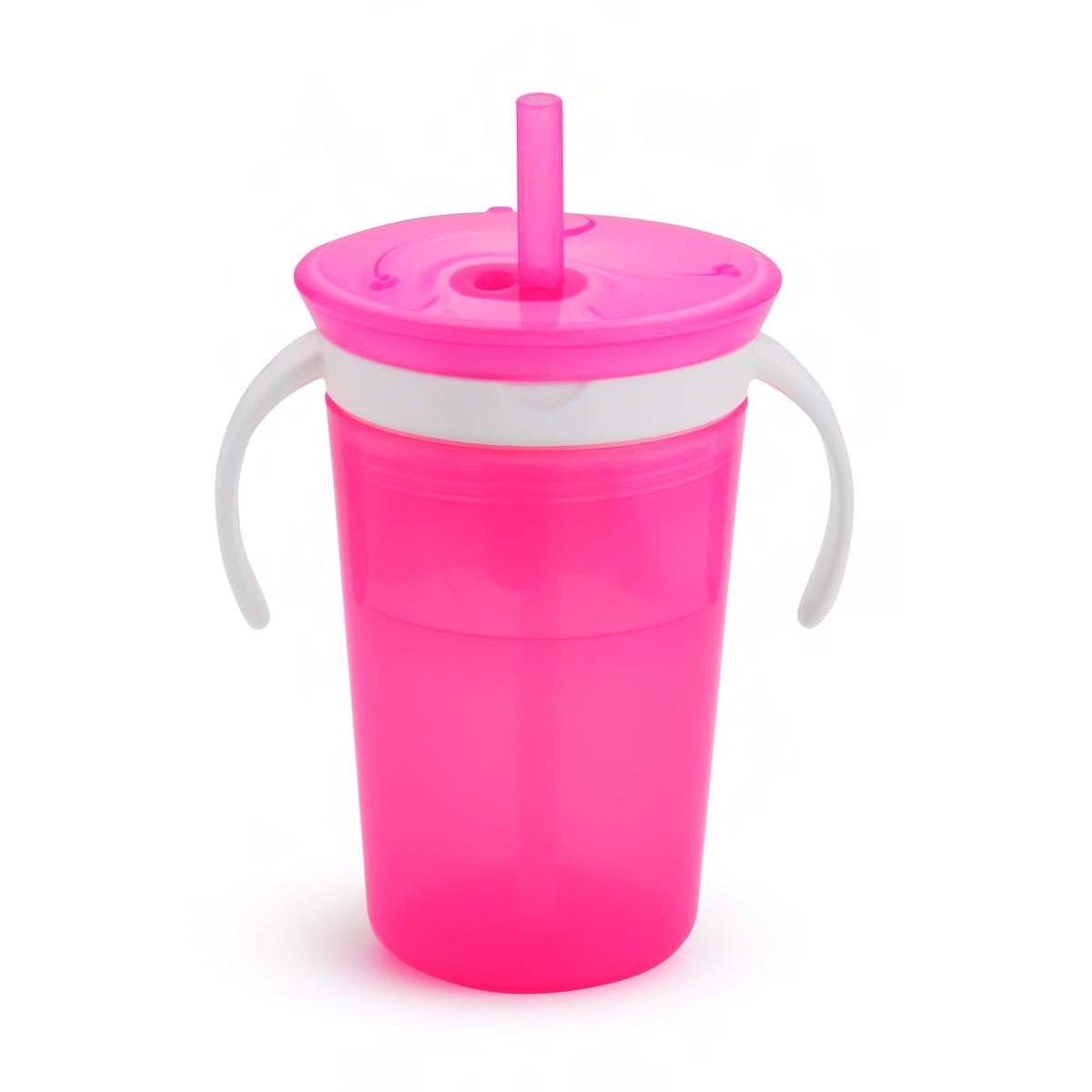 Munchkin Sippy Snack Cup Pink Ποτήρι 225ml & Πιατάκι 110ml – ροζ