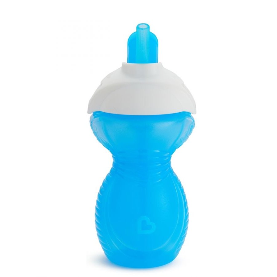 Munchkin Click Lock Κύπελο Με Καλαμάκι 296ml – μπλε