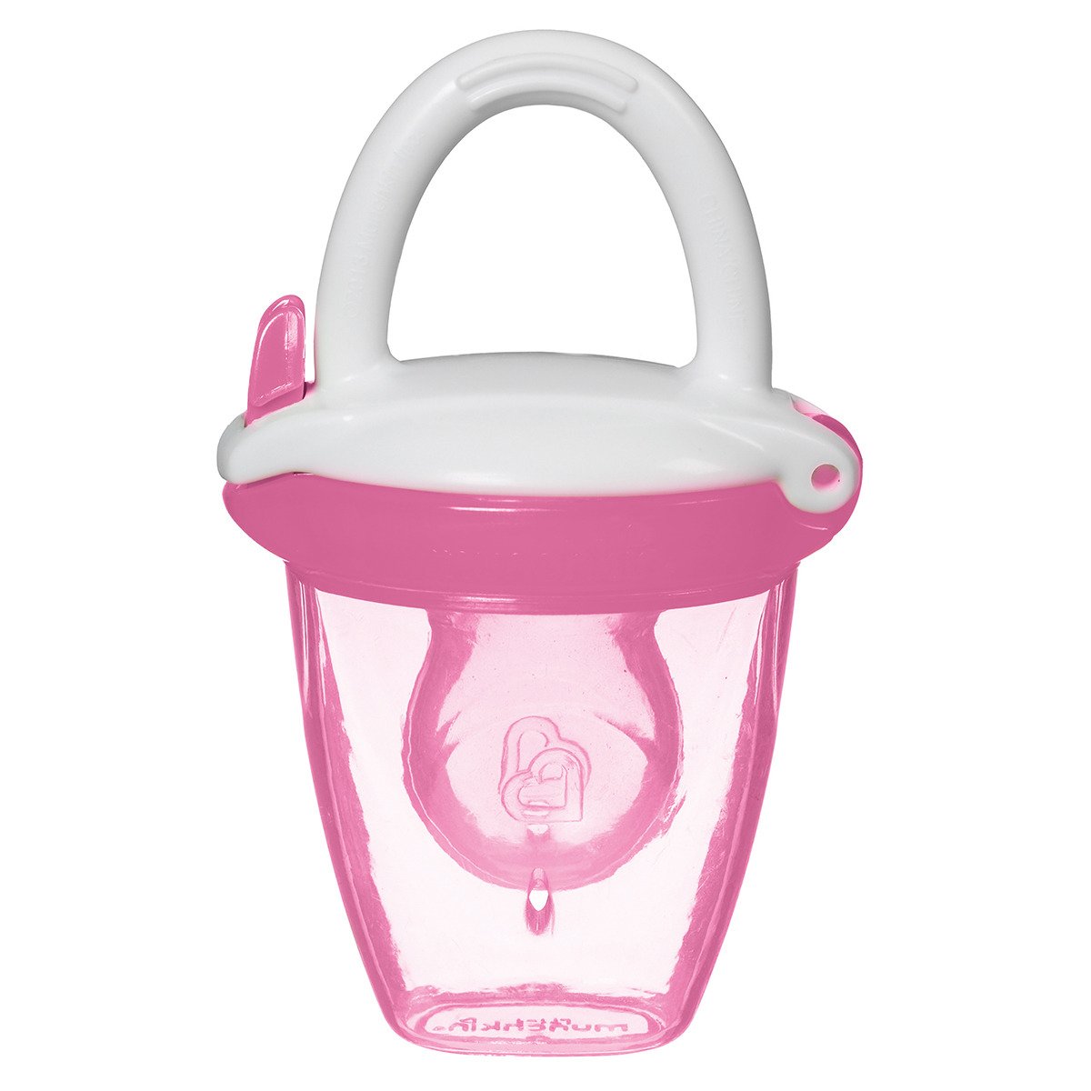 Munchkin Baby Food Feeder 4m+ Πιπίλα Τροφοδότης 1 Τεμάχιο - Ροζ