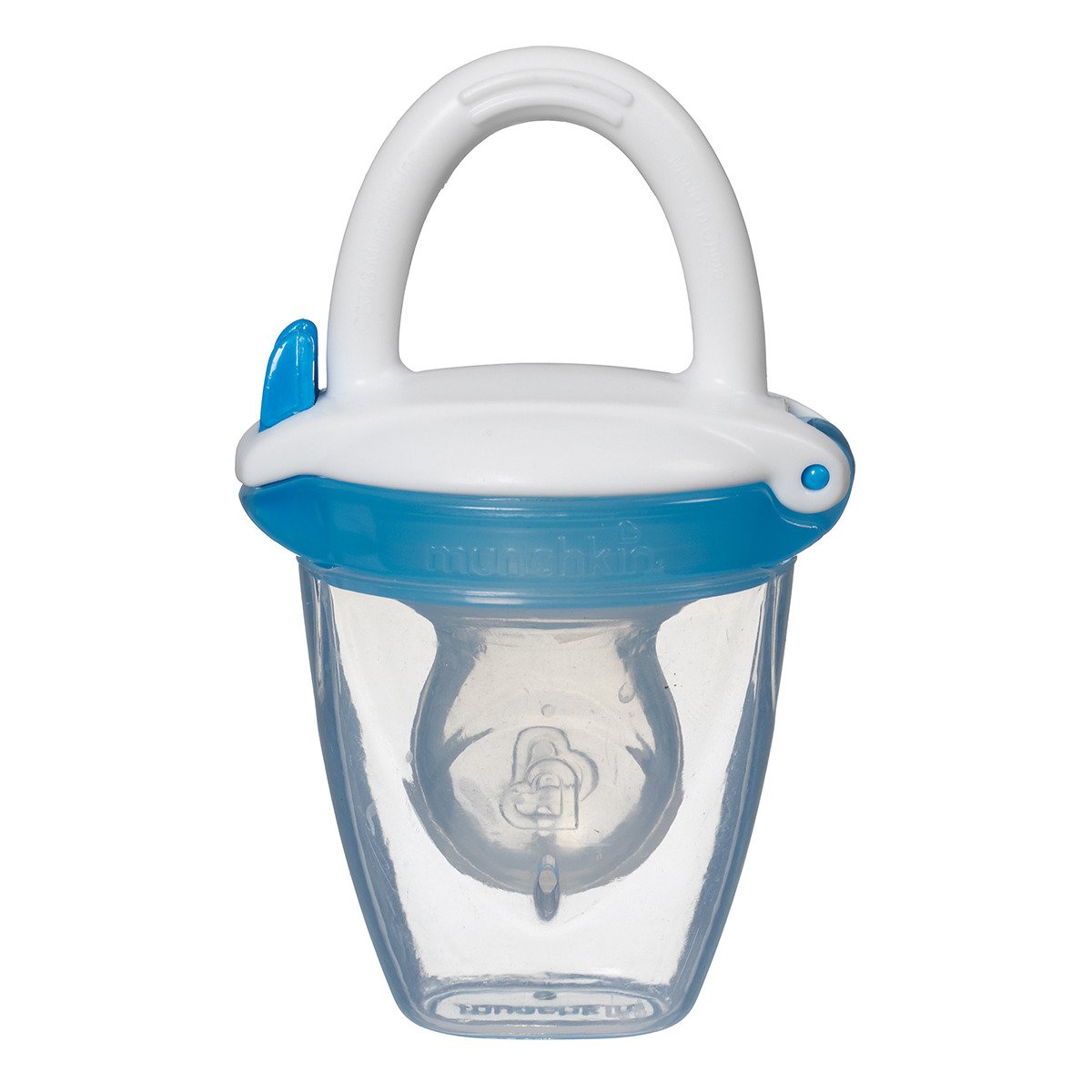 Munchkin Baby Food Feeder Πιπίλα Τροφοδότης 4m+ 1τμχ – μπλε