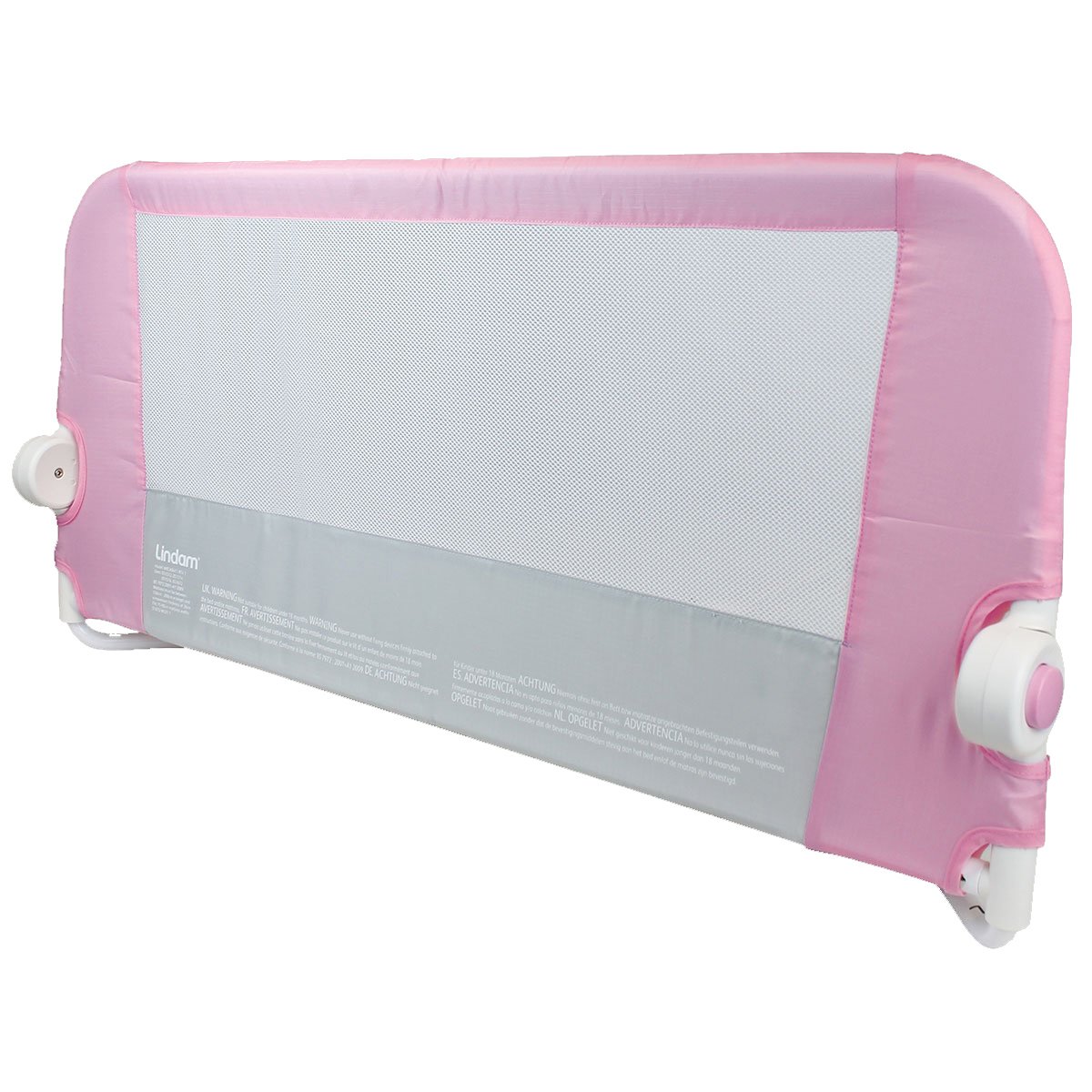 Munchkin Lindam Easy Fit Bed Guard Προστατευτικό Κάγκελο Κρεβατιού 1 Τεμάχιο – ροζ