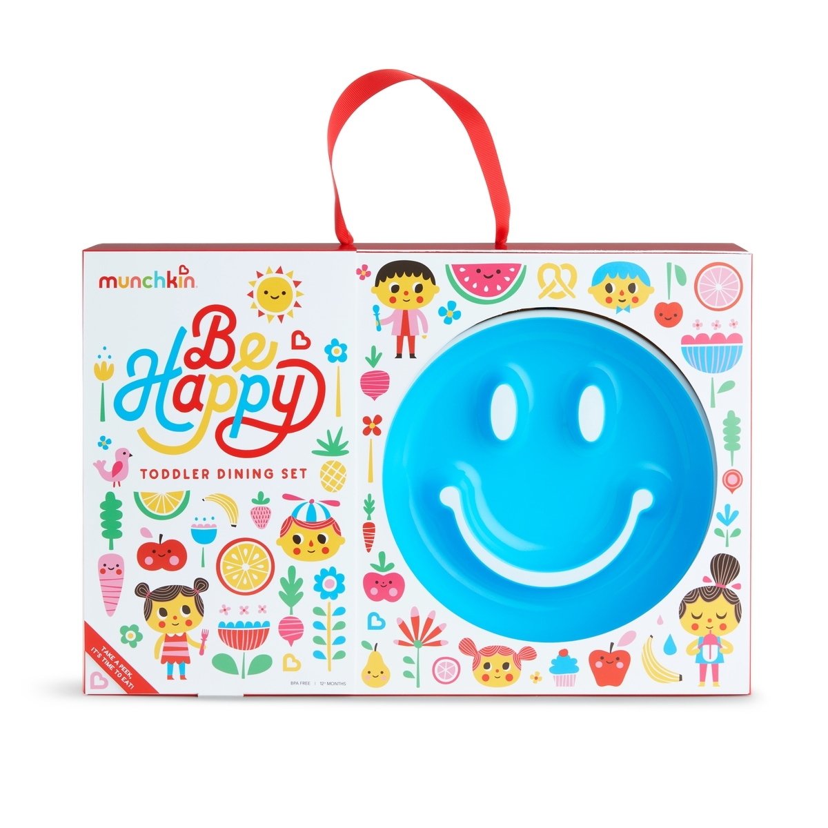 Munchkin Be Happy Toddler Dining Set Παιδικό Σετ Φαγητού – γαλάζιο