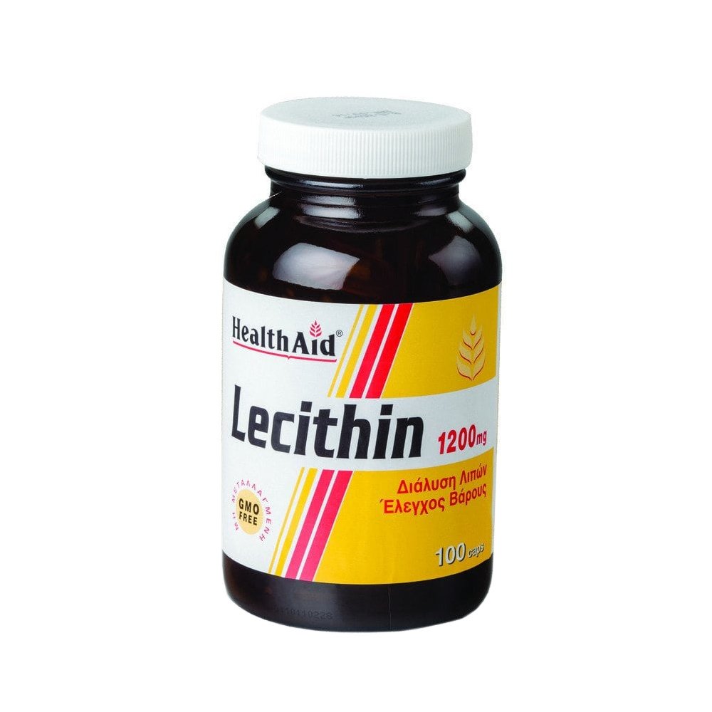 Health Aid Super Lecithin Συμπλήρωμα Διατροφής Φυσικής Λιποδιάλυσης 1200mg – 100 tabs