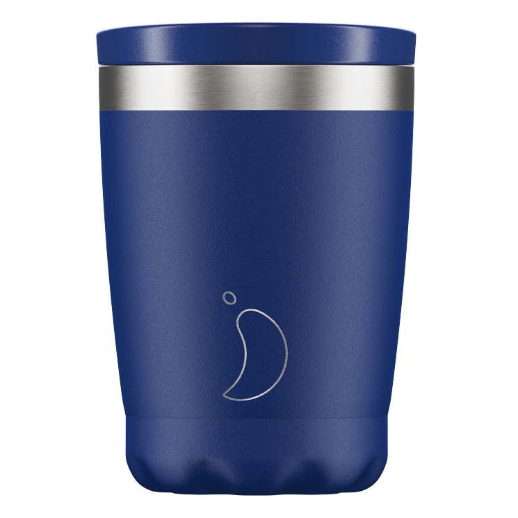 Chilly’s Coffee Cup Ανοξείδωτη Κούπα για Ροφήματα 340ml – Matte Blue