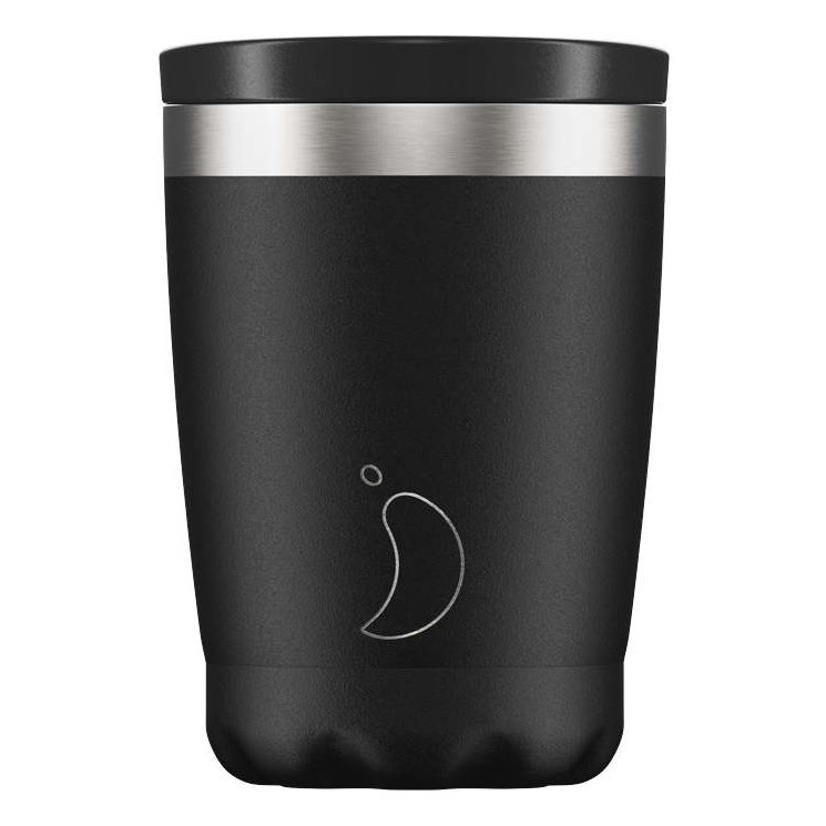 Chilly’s Coffee Cup Ανοξείδωτη Κούπα για Ροφήματα 340ml – Black