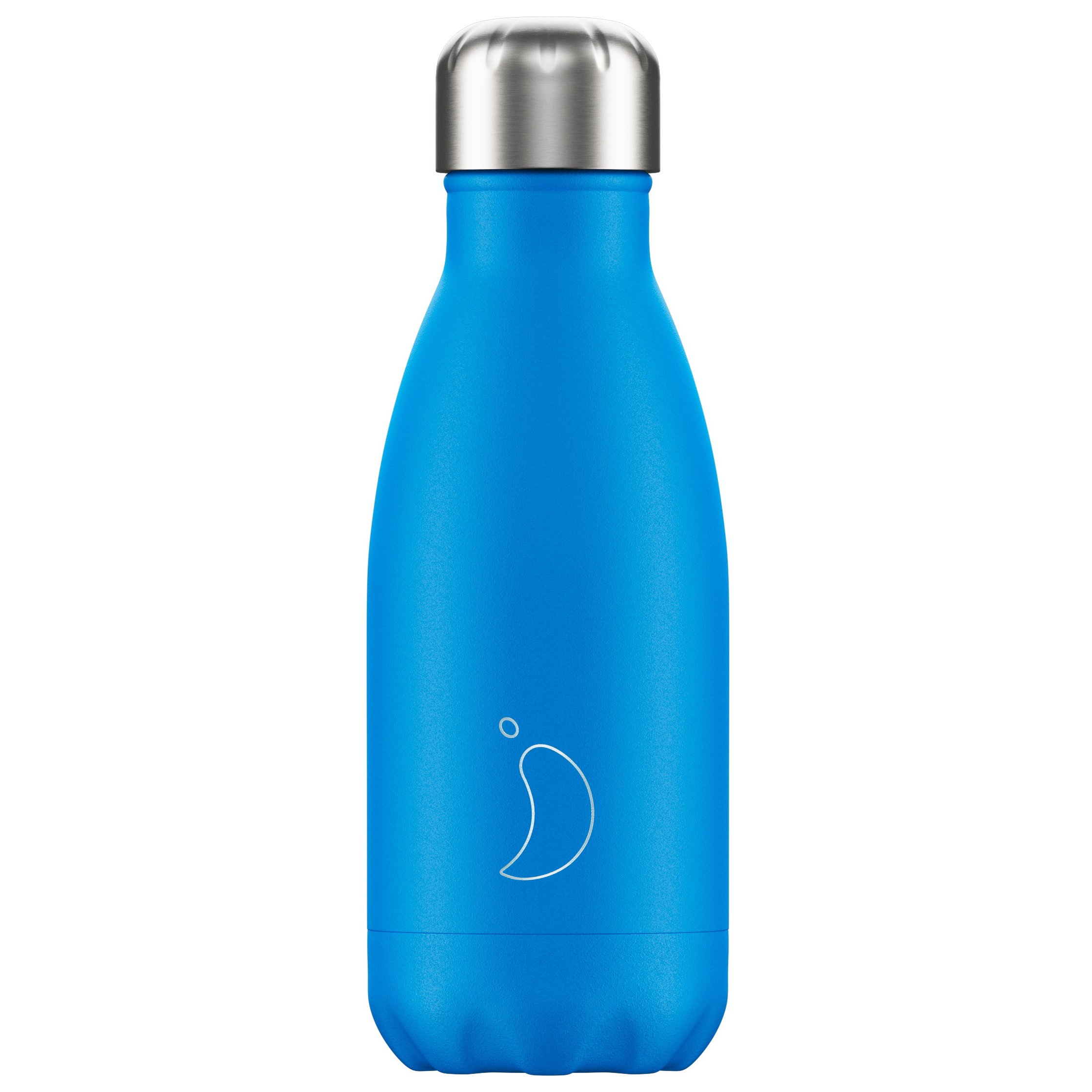 Chilly’s Bottle Ανοξείδωτο Θερμός 260ml – Blue Neon