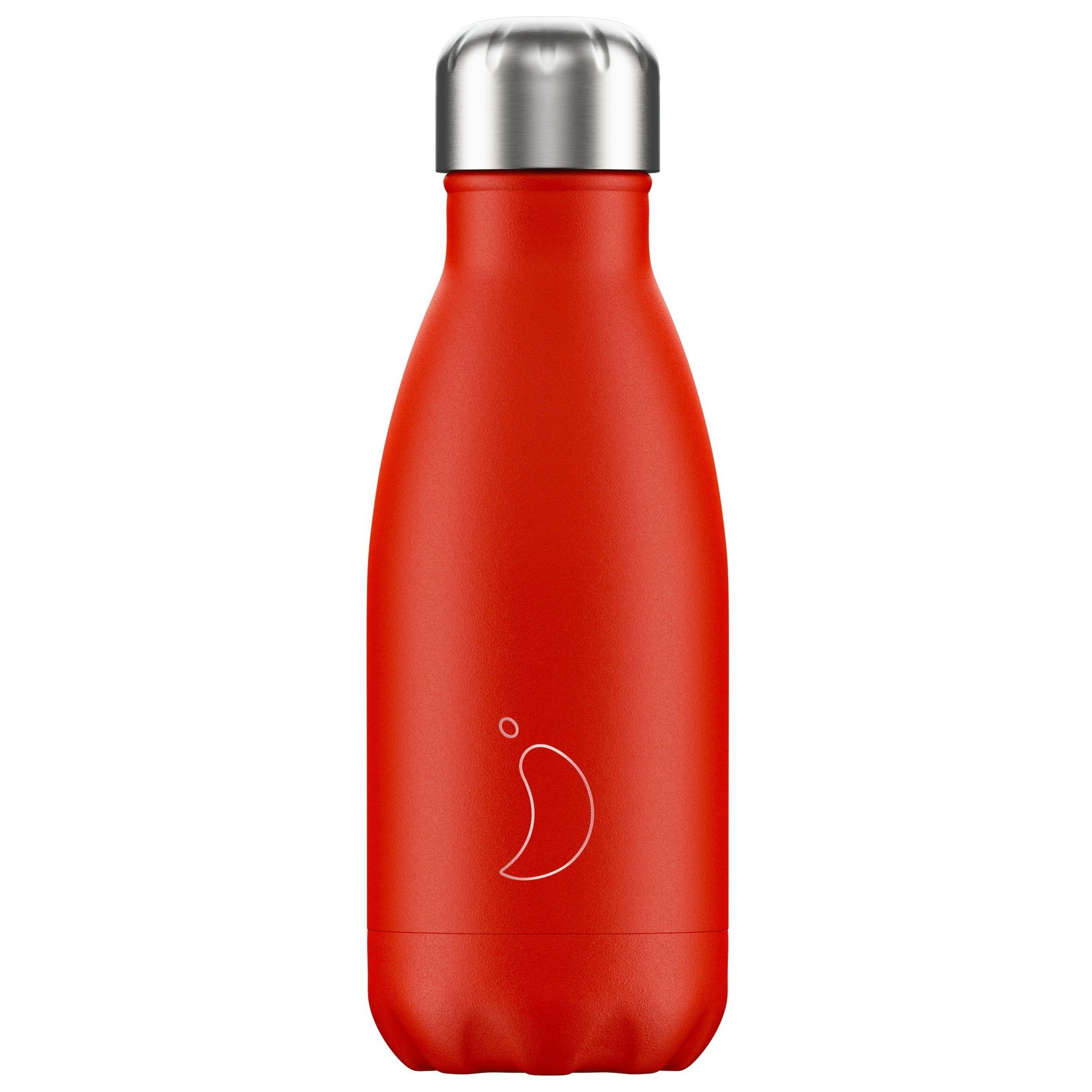Chilly’s Bottle Ανοξείδωτο Θερμός 260ml – Red Neon