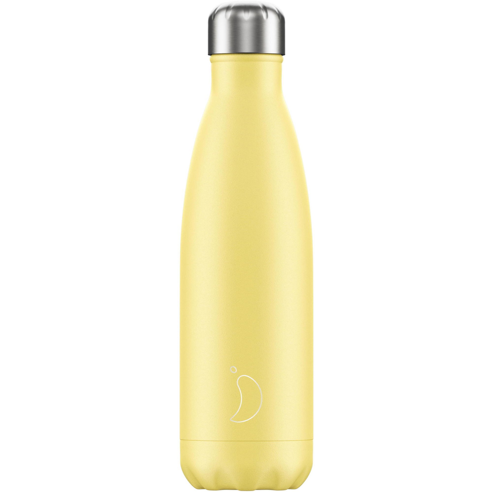 Chilly’s Bottle Ανοξείδωτο Θερμός 500ml – Κίτρινο Παστέλ