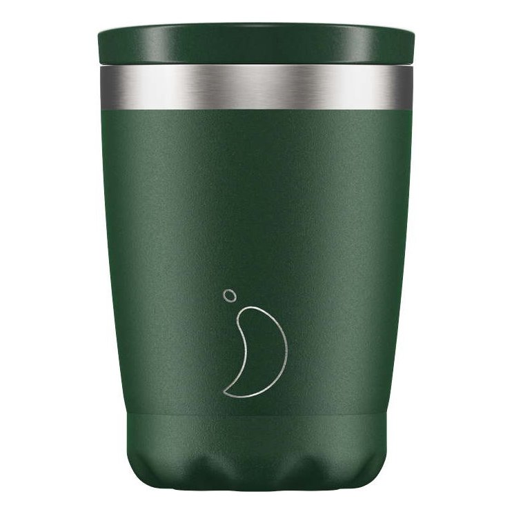 Chilly’s Coffee Cup Ανοξείδωτη Κούπα για Ροφήματα 340ml – Green Mat