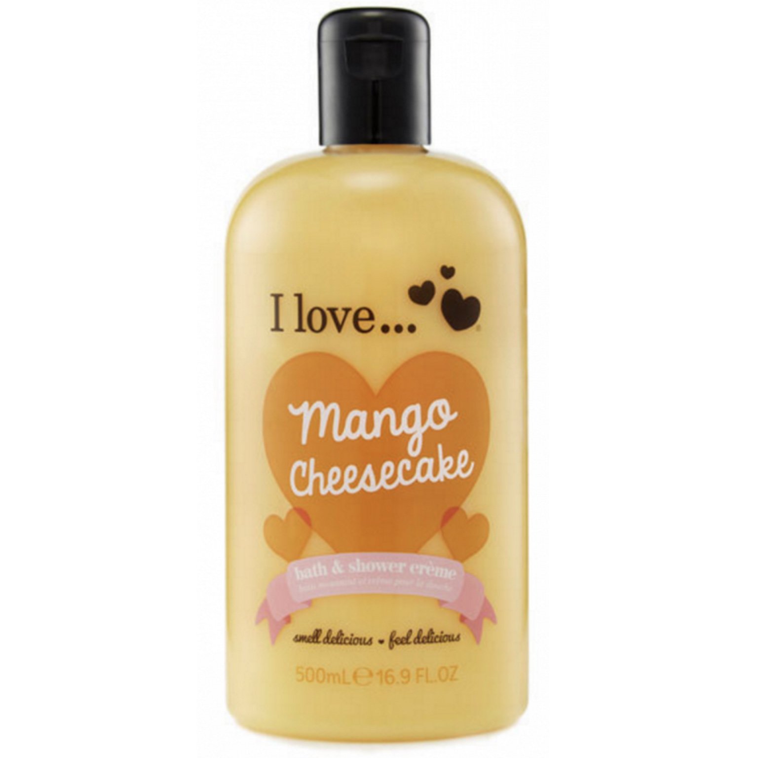 I love… Bath & Shower Creme Ενυδατικό Αφρόλουτρο 500ml – Mango Cheesecake