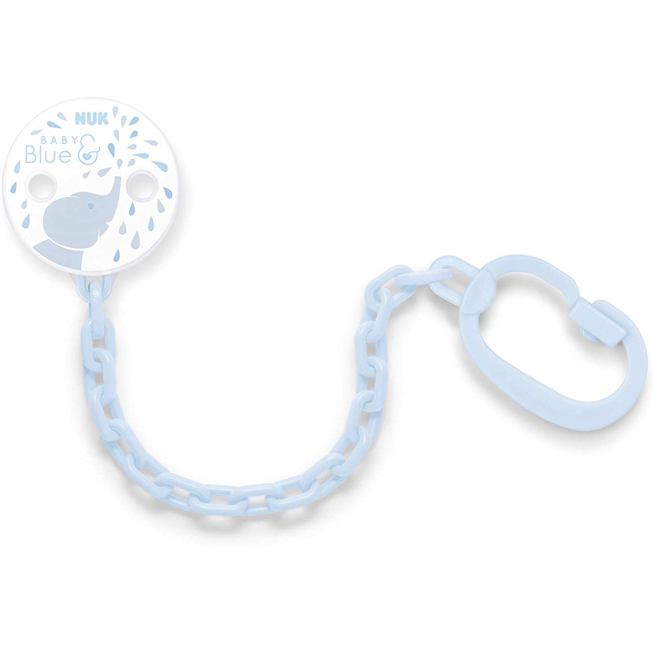 NUK Baby Rose & Blue Αλυσίδα Πιπίλας Για Το Ασφαλές Κρέμασμα Της Πιπίλας – μπλέ